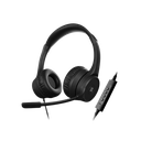 Audifonos Headset Klip Xtreme KlearCom USB con Micrófono Negro