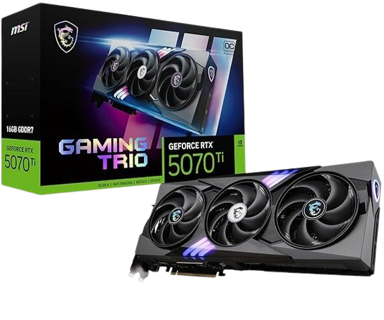 Tarjeta de Video MSI GeForce RTX 5070 12G GAMING TRIO OC GDDR7