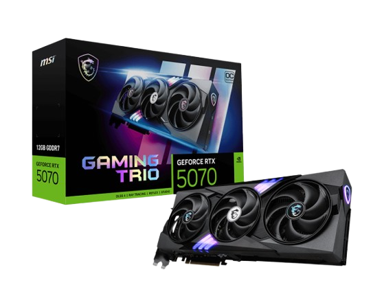 Tarjeta de Video MSI GeForce RTX 5070 12G GAMING TRIO OC GDDR7