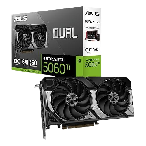 Tarjeta de Video Asus Dual GeForce RTX 5060 Ti 16GB GDDR7 
