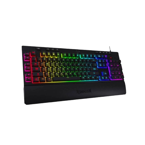 Teclado Redragon Shiva K512 De Membrana RGB Idioma Español