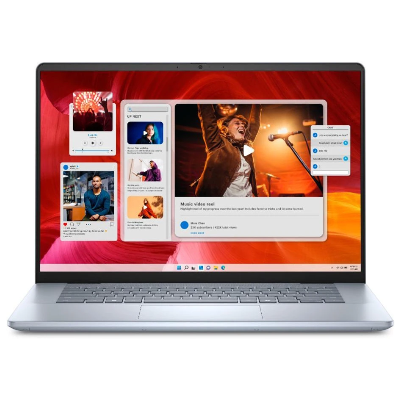 Laptop Dell Inspiron 7640 16" Ultra Core 9 185H 16GB RAM 512GB SSD W11 H Plateado