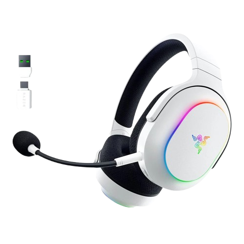 Headset  Barracuda X Inalámbricos USB 2.4Ghz y BT  Blanco