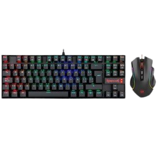 Teclado y  Mouse Gaming Redragon S145 Alambrico  USB Negro