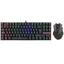 Teclado y  Mouse Gaming Redragon S145 Alambrico  USB Negro