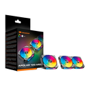 Kit de 3 Ventiladores Cougar APOLAR 120mm ARGB Negro