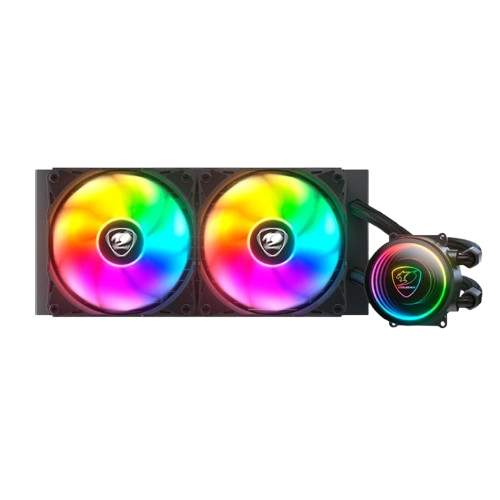 Enfriamiento Líquido 240mm Cougar Poseidon Elite ARGB Negro