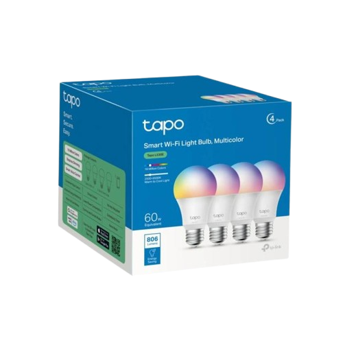 Bombilla LED Inteligente TP-LINK Tapo L530E E27 RGB Smart Home 4 Pack