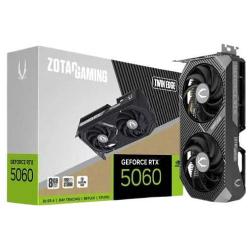 Tarjeta de Video Zotac Gaming RTX 5060 TWIN EDGE 8GB GDDR7