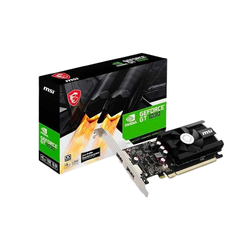 Tarjeta de Video 4GB DDR4 MSI GeForce GT 1030 4GD4 LP OC PCIe 3.0