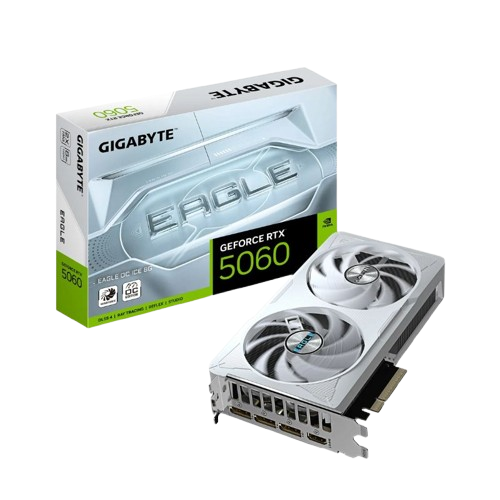Tarjeta de Video Gigabyte EAGLE OC ICE GeForce RTX 5060 8GB GDDR7 HDMI DP PCIe 5.0