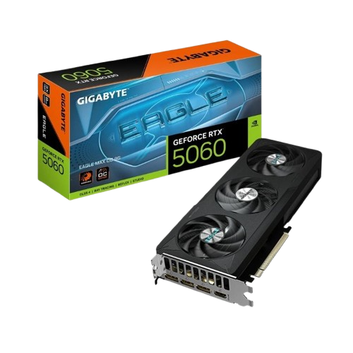 Tarjeta de Video 8GB GDDR7 Gigabyte EAGLE MAX OC GeForce RTX 5060 HDMI DP PCIe 5.0