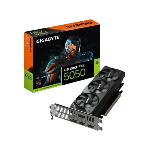 Tarjeta De Video 8GB GDDR6 Gigabyte GeForce RTX 5050 OC LOW PROFILE DP HDMI PCI 5.0