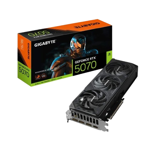 Tarjeta de Video Gigabyte GeForce RTX 5070 Windforce OC SFF 12GB GDDR7 PCIe 5.0