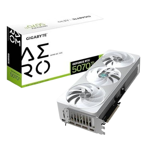 Tarjeta de Video 16GB GDDR7 Gigabyte GeForce RTX 5070 Ti Aero OC DP HDMI PCIe 5.0