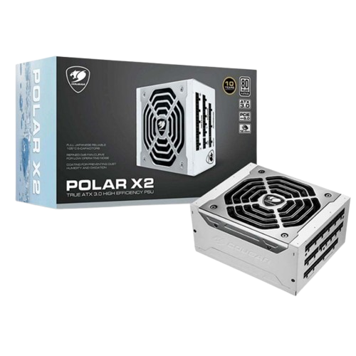 Fuente de Poder 1200W Cougar Polar X2 1200 80-Plus Platinum