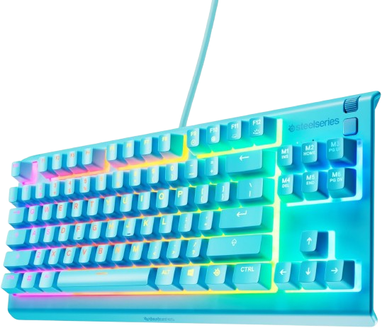 Teclado SteelSeries Apex 3 TKL RGB Aqua