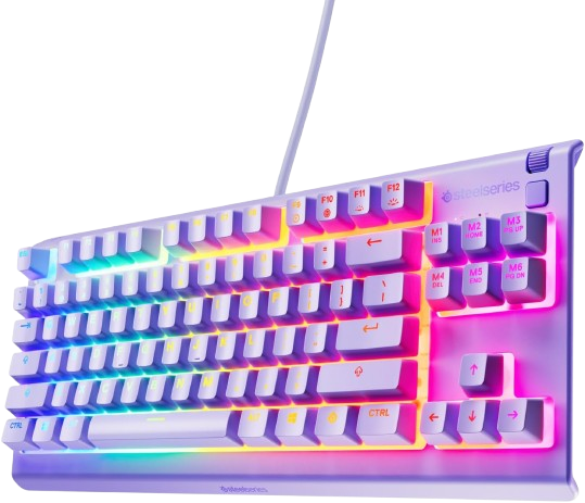 Teclado SteelSeries Apex 3 TKL RGB Lavender