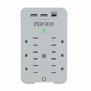 Protector contra Sobretensiones Forza FWT-631USBC 6 salidas