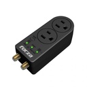 Forza Protector de Voltaje 1400J/1800W 2 Tomas + Protección Coaxial