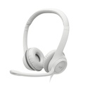 Logitech H390 Audífonos con Micrófono Alámbrico USB Blanco