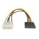 Cable de Poder Molex a SATA Agiler 15 Centímetros