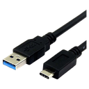 Cable USB-C a USB Argom  1 Metro Negro