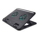 Trust Base de refrigeración con ventilador para portátil 16" Negro 2 Ventiladores