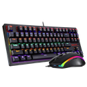 Teclado y Mouse Alámbricos Redragon K552 RGB Español